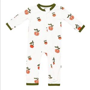 NEW Kyte BABY Zippered Romper Persimmon 4T